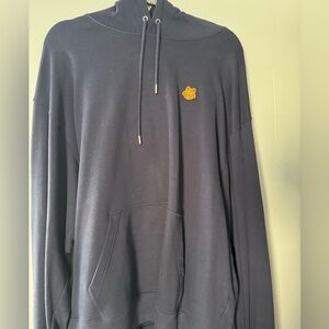 Kenzo Blue Hoodie with Embroidered Logo
